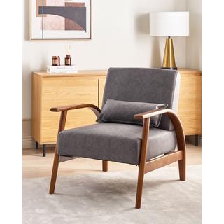 Beliani Fauteuil en Cuir PU Rétro SKARA  