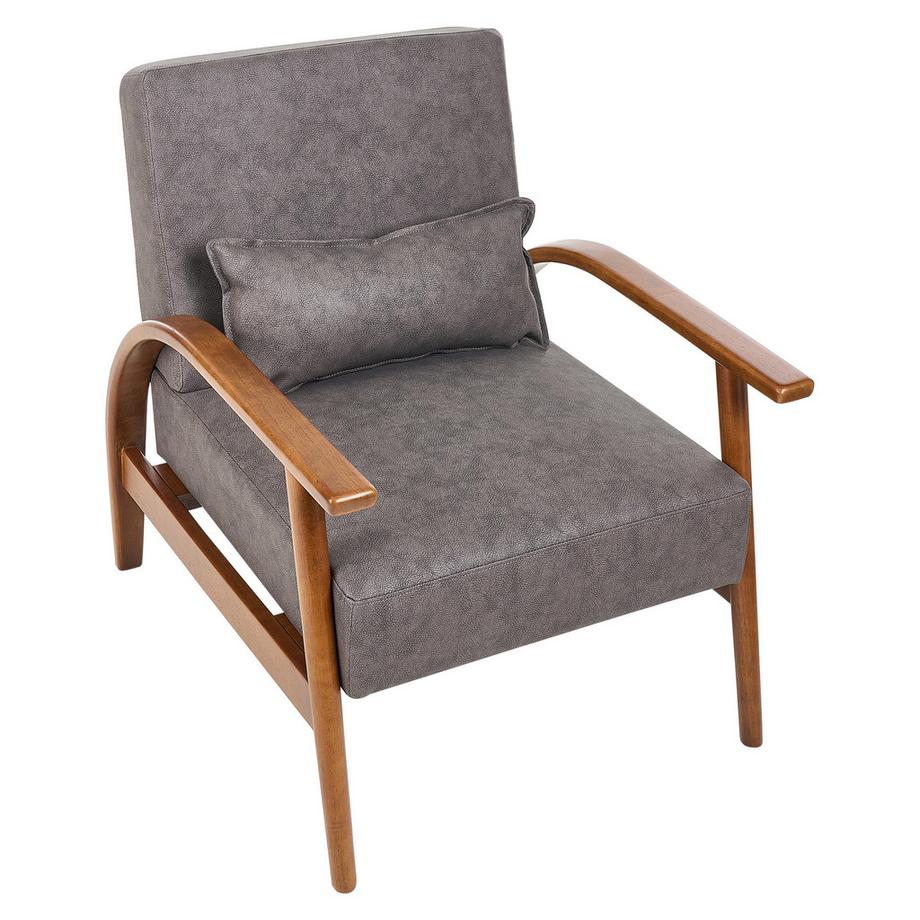 Beliani Sessel aus Kunstleder Retro SKARA  