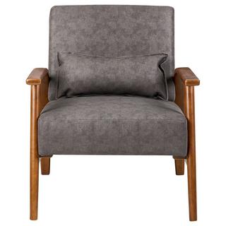 Beliani Fauteuil en Cuir PU Rétro SKARA  