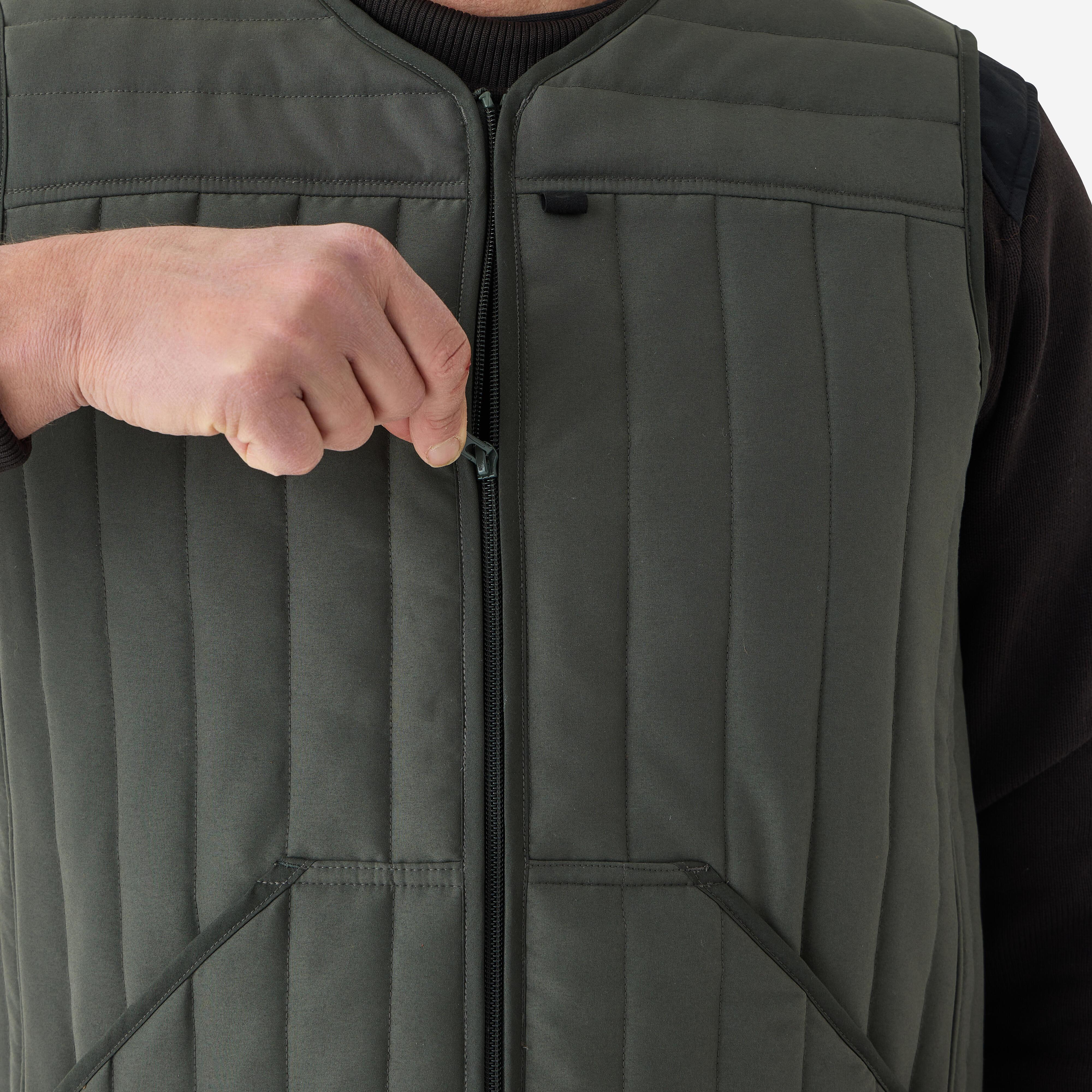SOLOGNAC  Gilet uomo scollo a V poliestere 