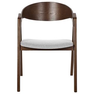 Beliani Esszimmerstuhl 2er Set aus Sperrholz Retro YUBA  