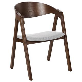 Beliani Esszimmerstuhl 2er Set aus Sperrholz Retro YUBA  