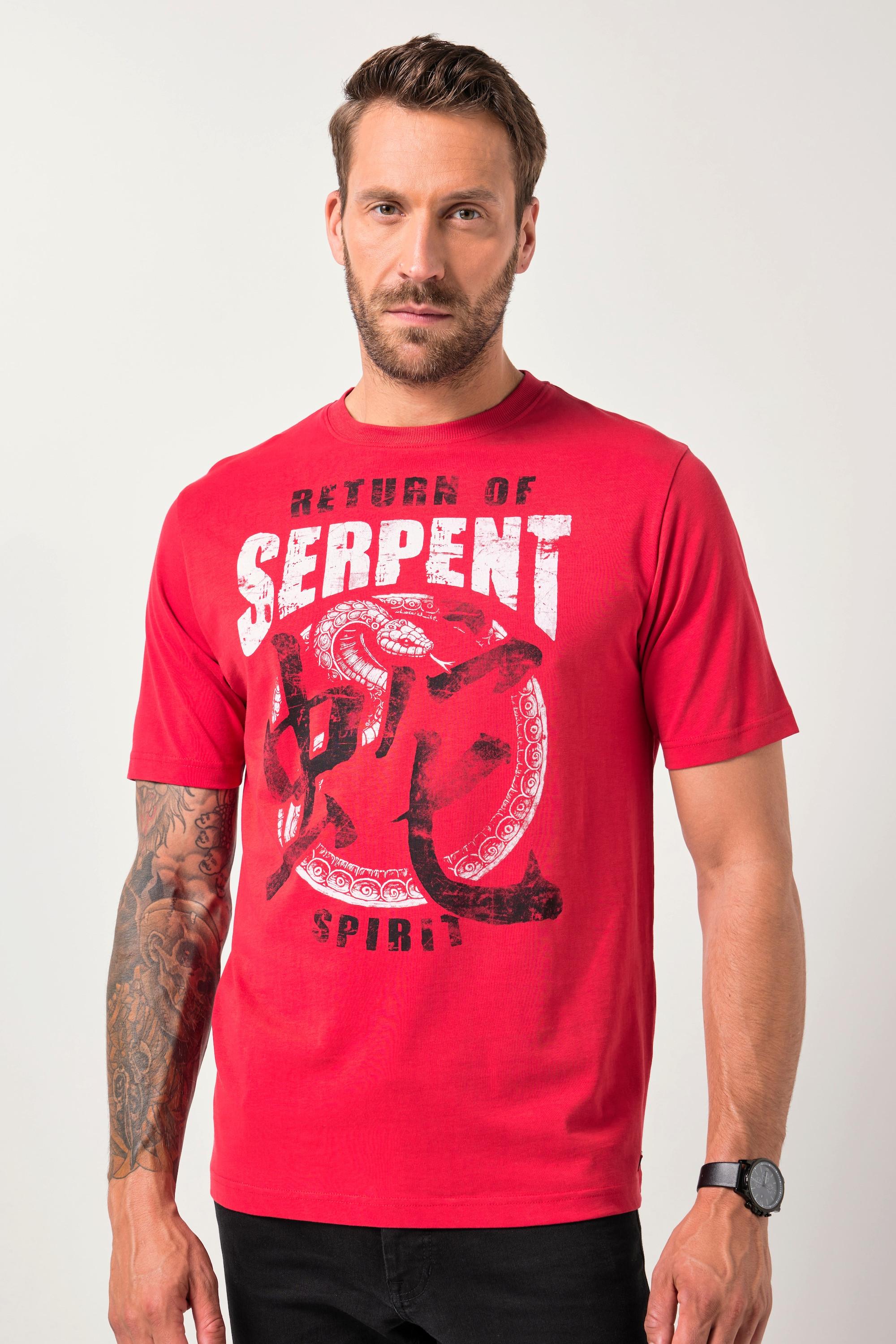 JP1880 Halbarm Brustprint T-Shirt  