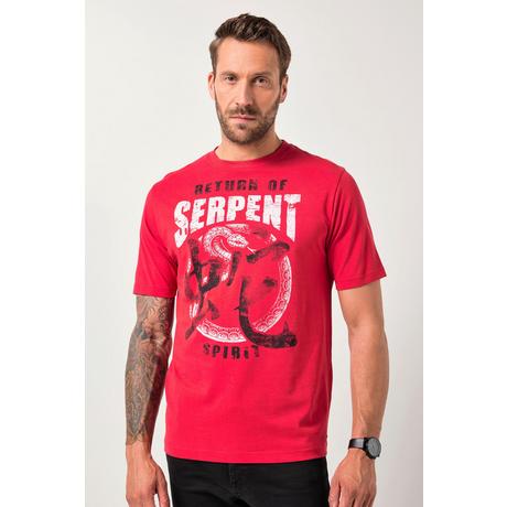 JP1880 Halbarm Brustprint T-Shirt  