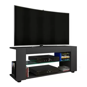 Bois TV Lowboard Armoire TV Console Table TV Verre Plexalo XL Bois TV Lowboard Armoire TV Console Table TV Verre Plexalo XL