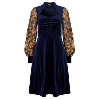 Joe Browns  Velours Kleid mit bestickten Ärmeln 