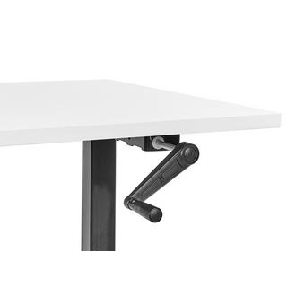 Beliani Bureau réglable en hauteur manuellement en Panneau de particules de bois Moderne DESTINES  