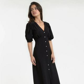 La Redoute Collections Langes Kleid mit Ballonärmeln  