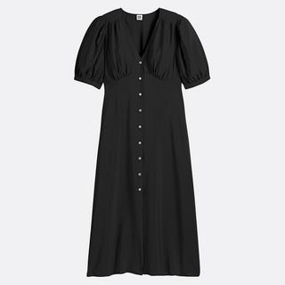 La Redoute Collections Langes Kleid mit Ballonärmeln  