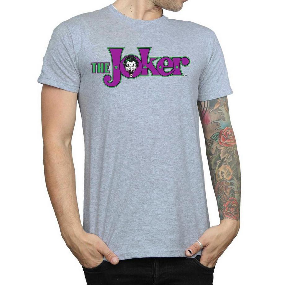 DC COMICS The Joker Logo T-Shirt Manches Courtes  