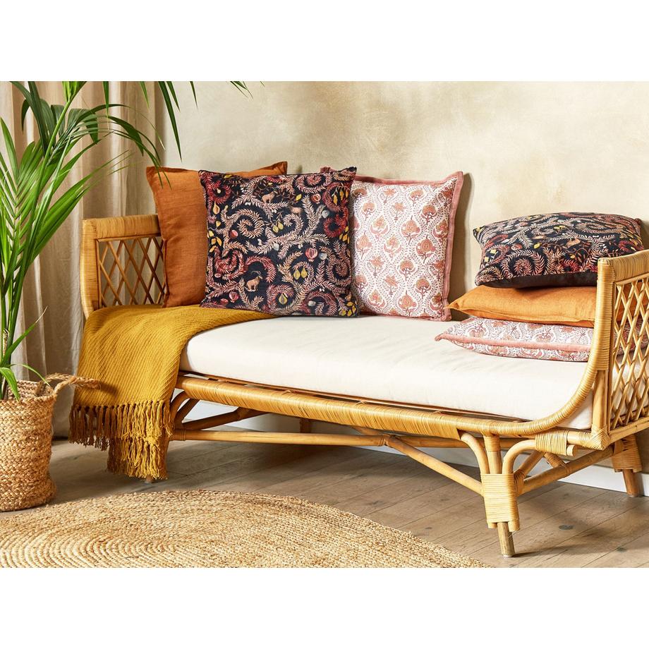 Beliani Set di 2 cuscini en Velluto Retrò RICINUS  