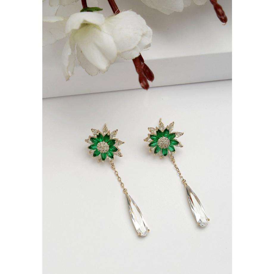 AVANT-GARDE PARIS  Diva Kollektion Sonnenblumen-Hängeohrringe 