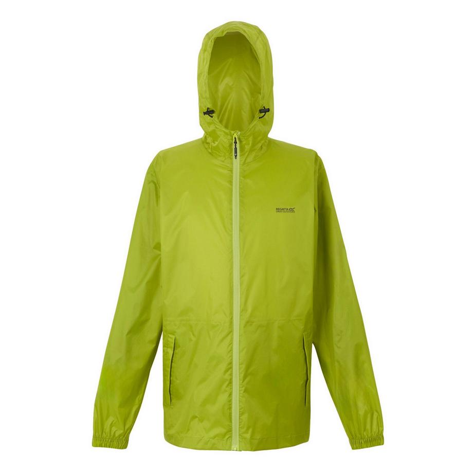 Veste Imperméable Unie À Capuche Pack It
