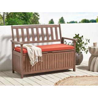 Beliani Banc avec coussin d'assise en Acacia Traditionnel SOVANA  