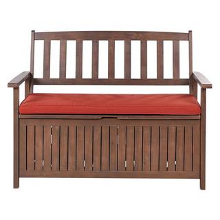 Beliani Banc avec coussin d'assise en Acacia Traditionnel SOVANA  