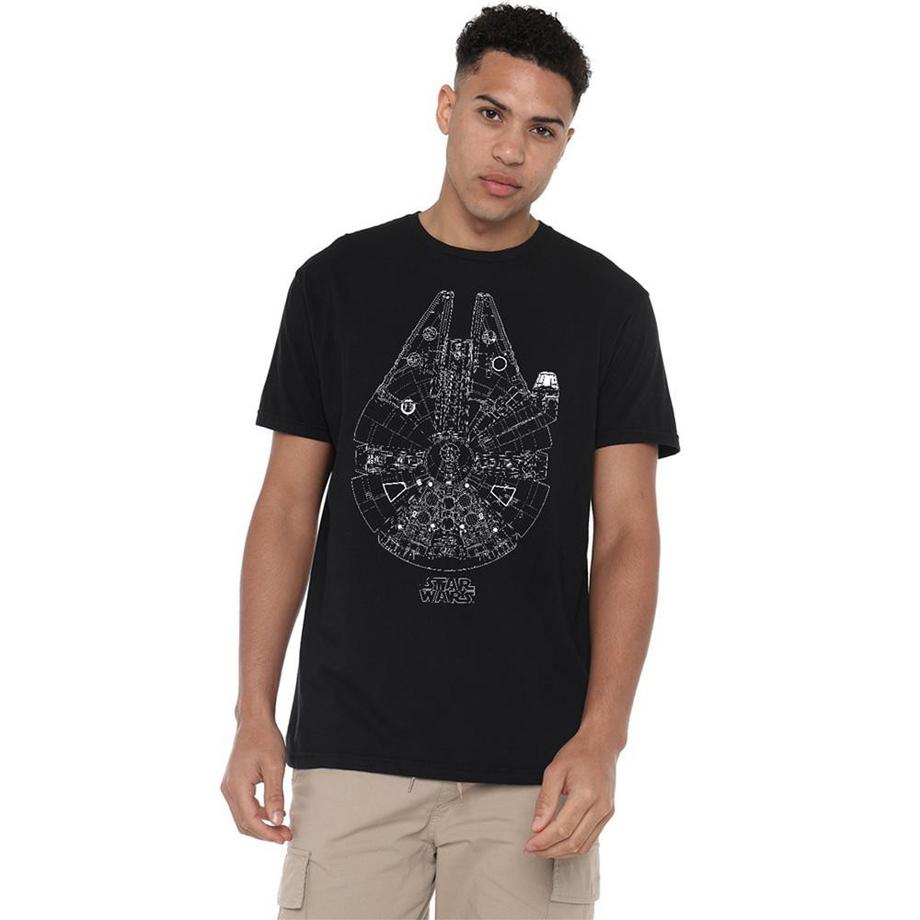 STAR WARS Maglietta Millenium Lines  