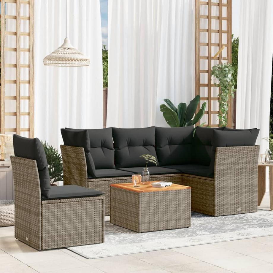 VidaXL Garten sofagarnitur poly-rattan  