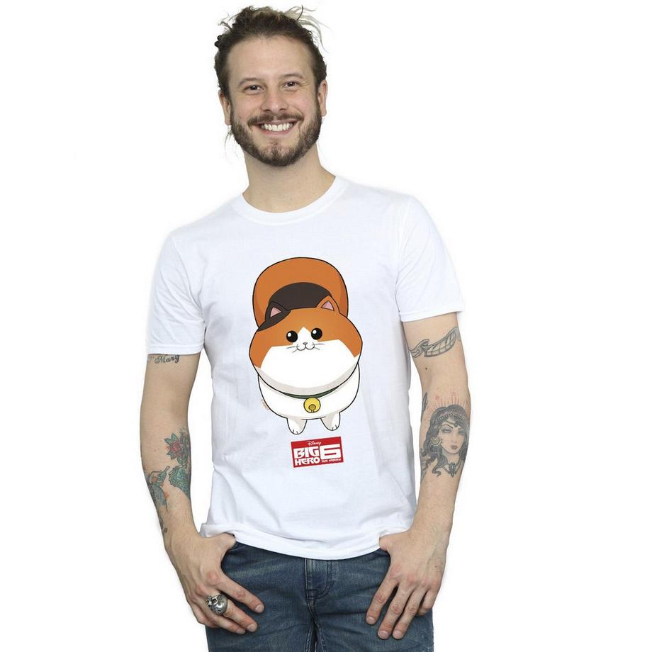 Disney Big Hero 6 T-Shirt Gatto Mochi  