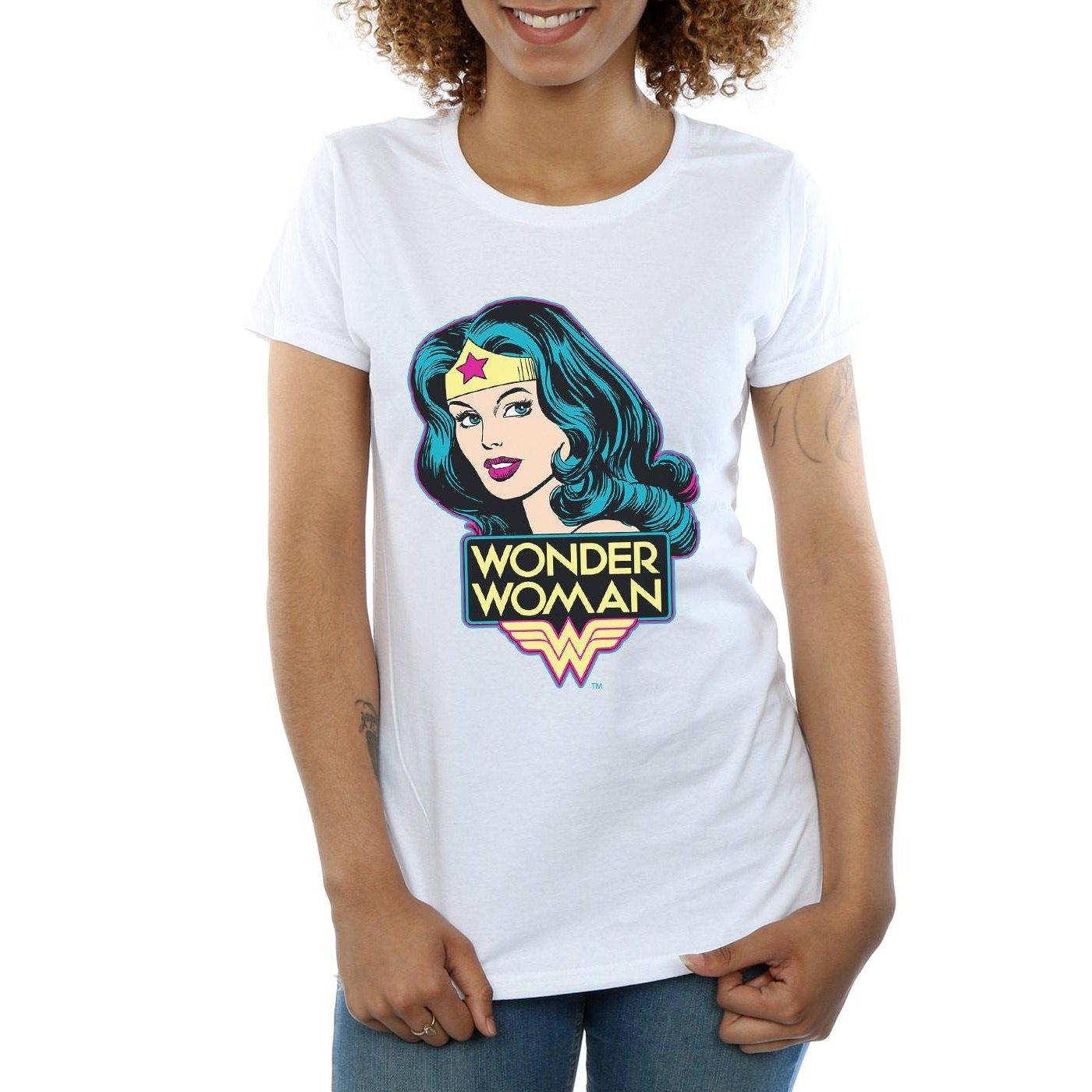 DC COMICS  Tshirt WONDER WOMAN HEAD 