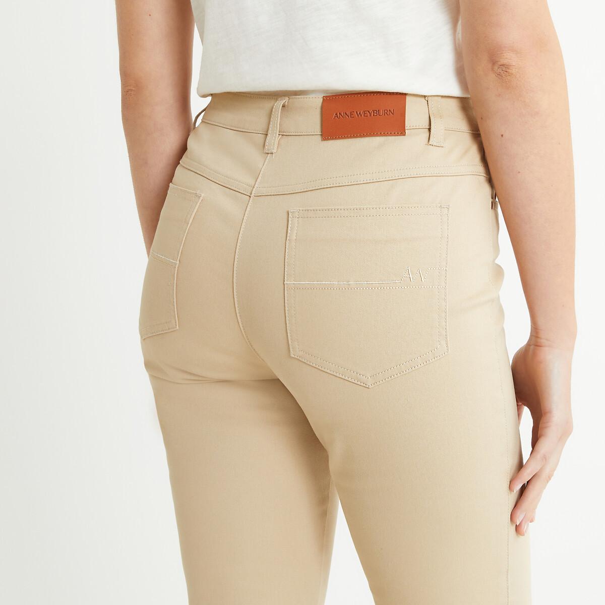 La Redoute Collections  Gerade Five-Pocket-Hose aus Baumwoll-Stretch 