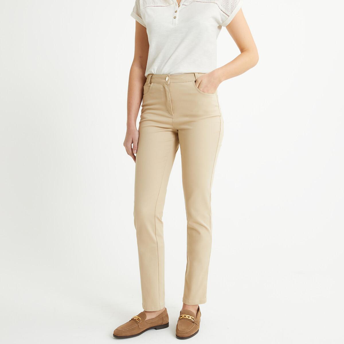 La Redoute Collections  Gerade Five-Pocket-Hose aus Baumwoll-Stretch 