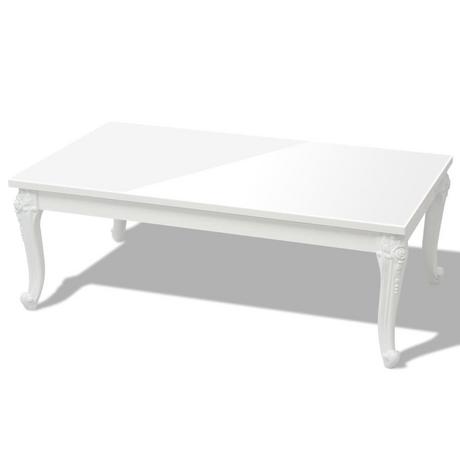 VidaXL Table basse laquée mdf  