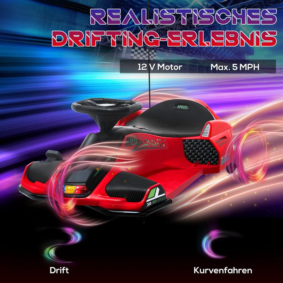 HOMCOM  Kinder Elektro Gokart 