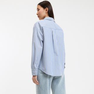 La Redoute Collections Gestreiftes Baumwollhemd  