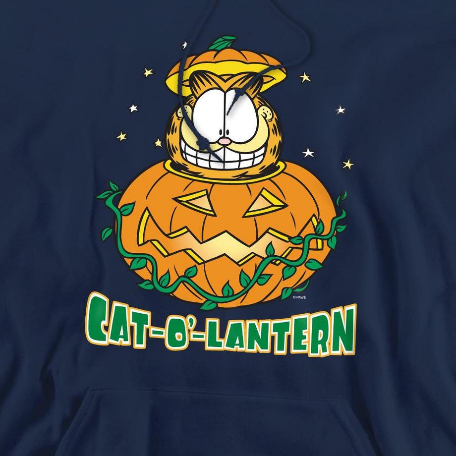 Garfield Cat O Lantern Felpa Con Cappuccio  