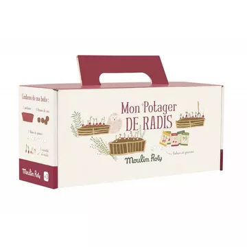Kit jardiniére radis, Le Jardin du Moulin, Moulin Roty