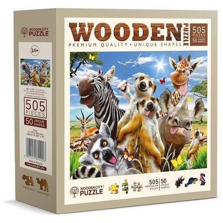 Wooden City  Puzzle Welcome to Africa L (505Teile) 