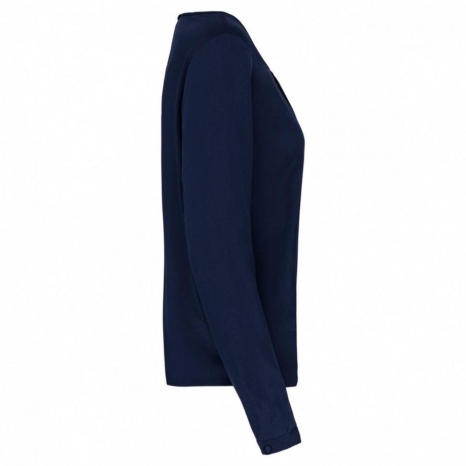 Kariban Camicia Maniche Lunghe Crêpe  