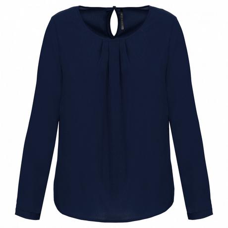 Kariban Blouse Manches Longues Crêpe  