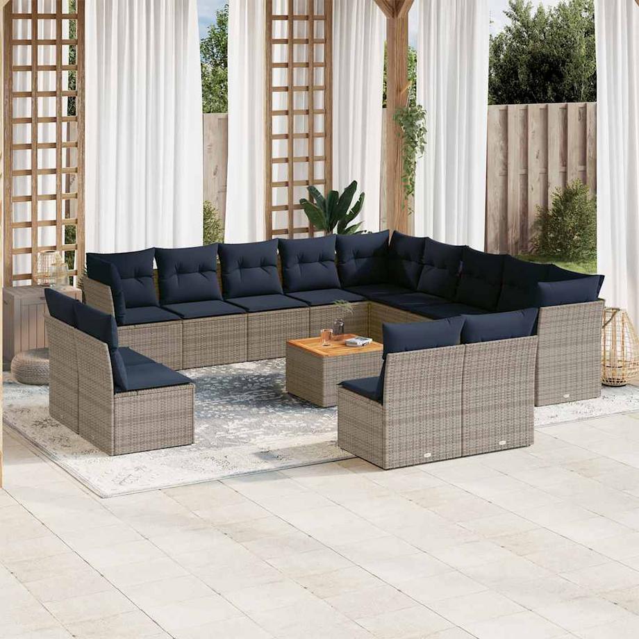 VidaXL Garten sofagarnitur poly-rattan  