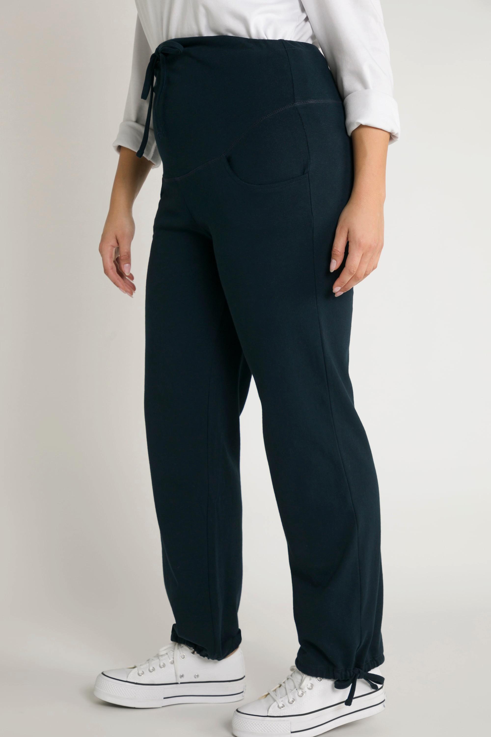 Ulla Popken  Bellieva-Sweatpants, extrabreiter Bund, Biobaumwolle 