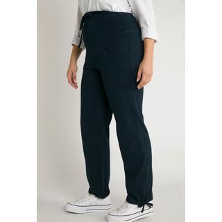 Ulla Popken  Bellieva-Sweatpants, extrabreiter Bund, Biobaumwolle 