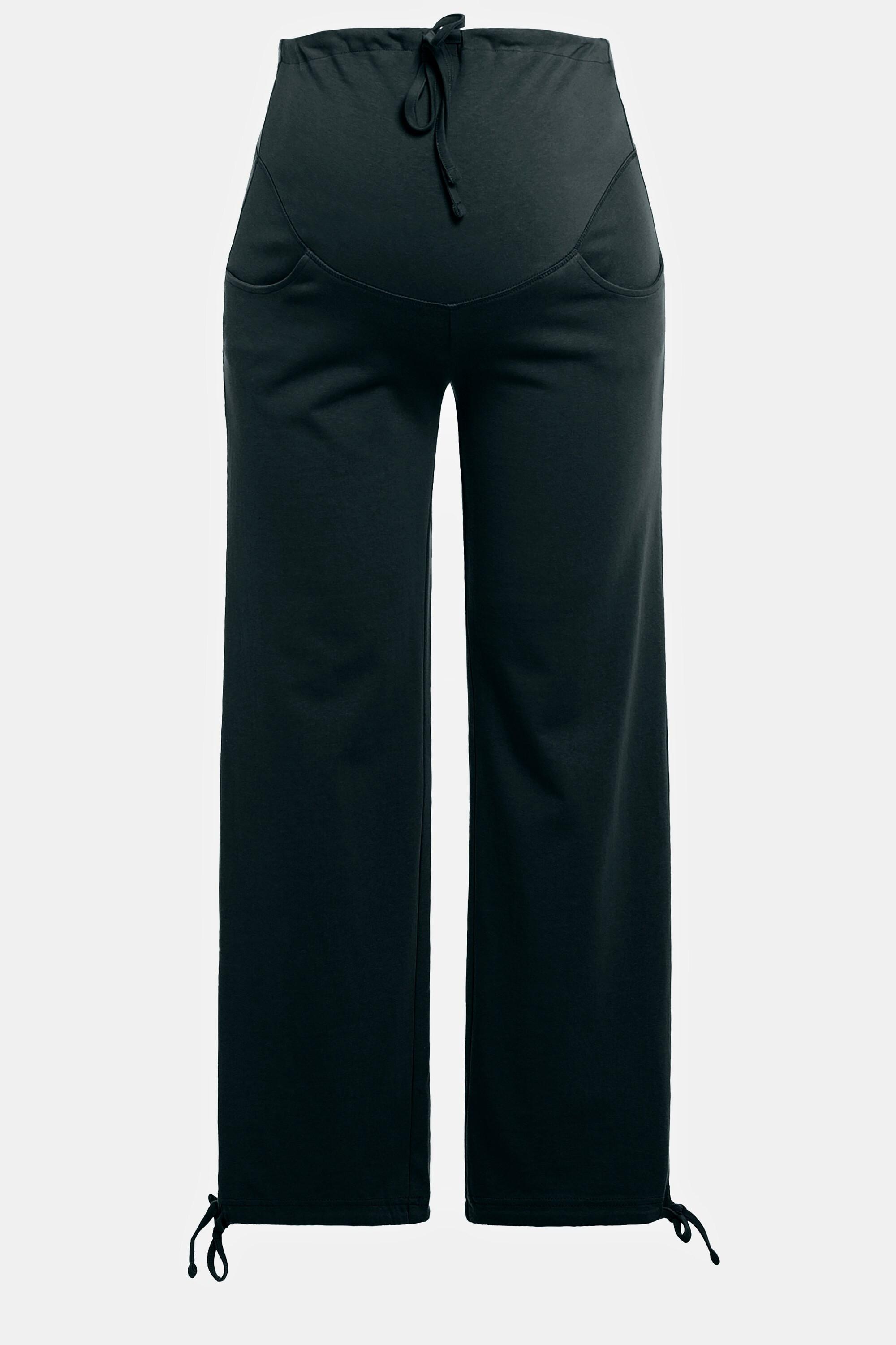 Ulla Popken  Bellieva-Sweatpants, extrabreiter Bund, Biobaumwolle 