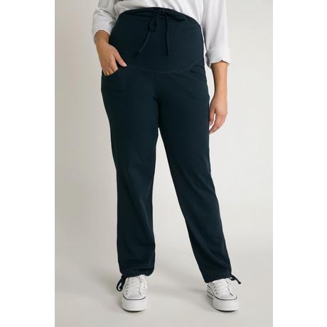 Ulla Popken  Bellieva-Sweatpants, extrabreiter Bund, Biobaumwolle 