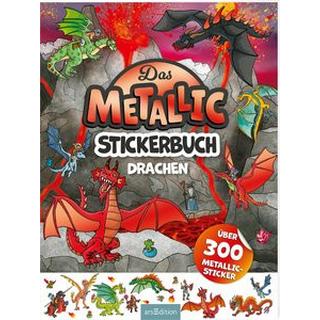 ARS EDITION  Das Metallic-Stickerbuch - Drachen 