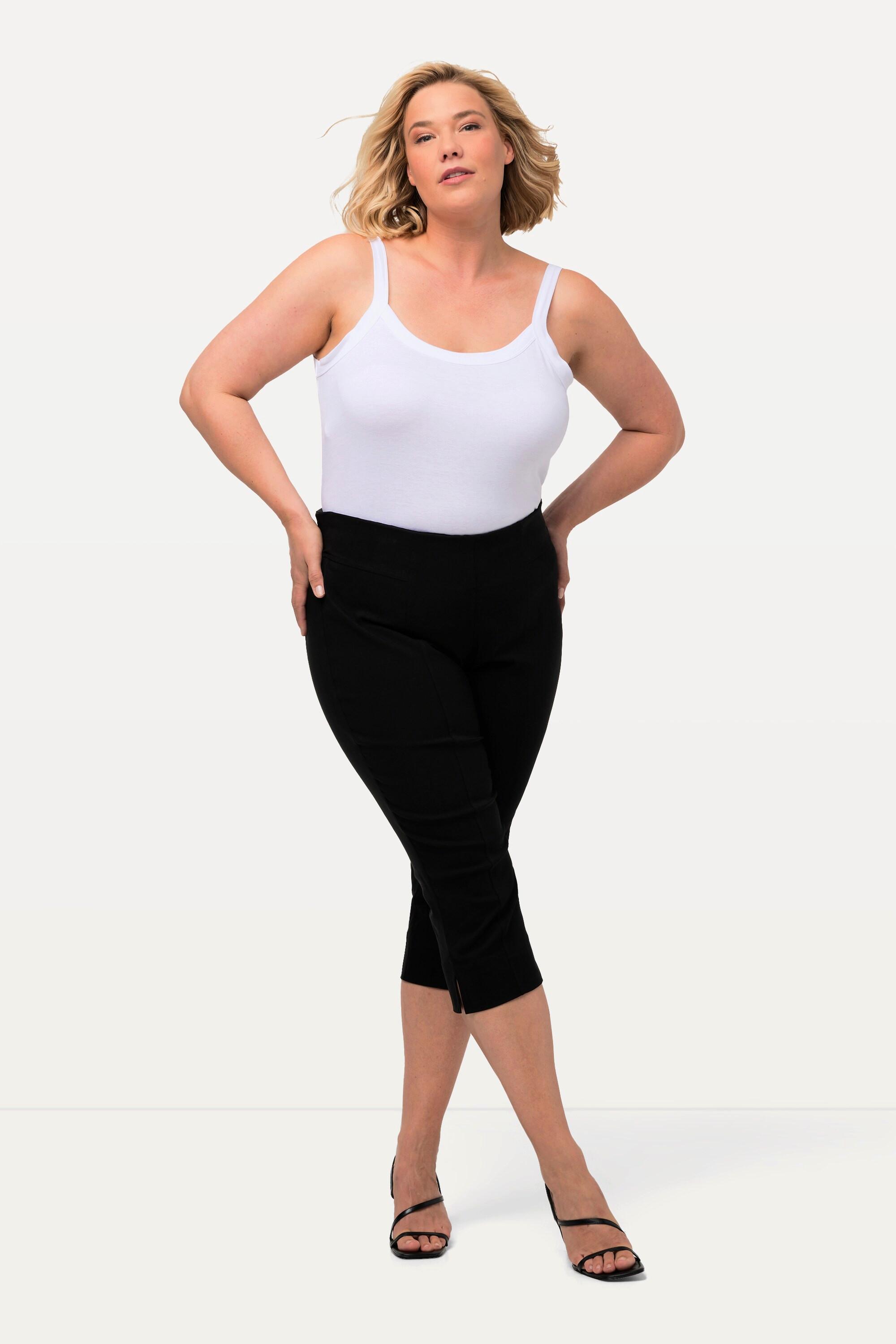 Ulla Popken Corsaire Bengaline Très Extensible Taille Élastique  