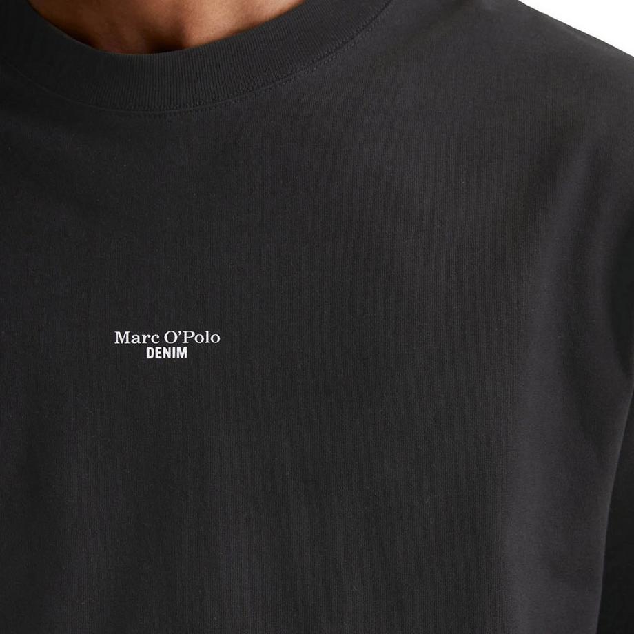 Marc O'Polo Denim T-shirt  Paquet de 2 Confortable à porter-T-Shirt, SSL, Logo Print, Relax  