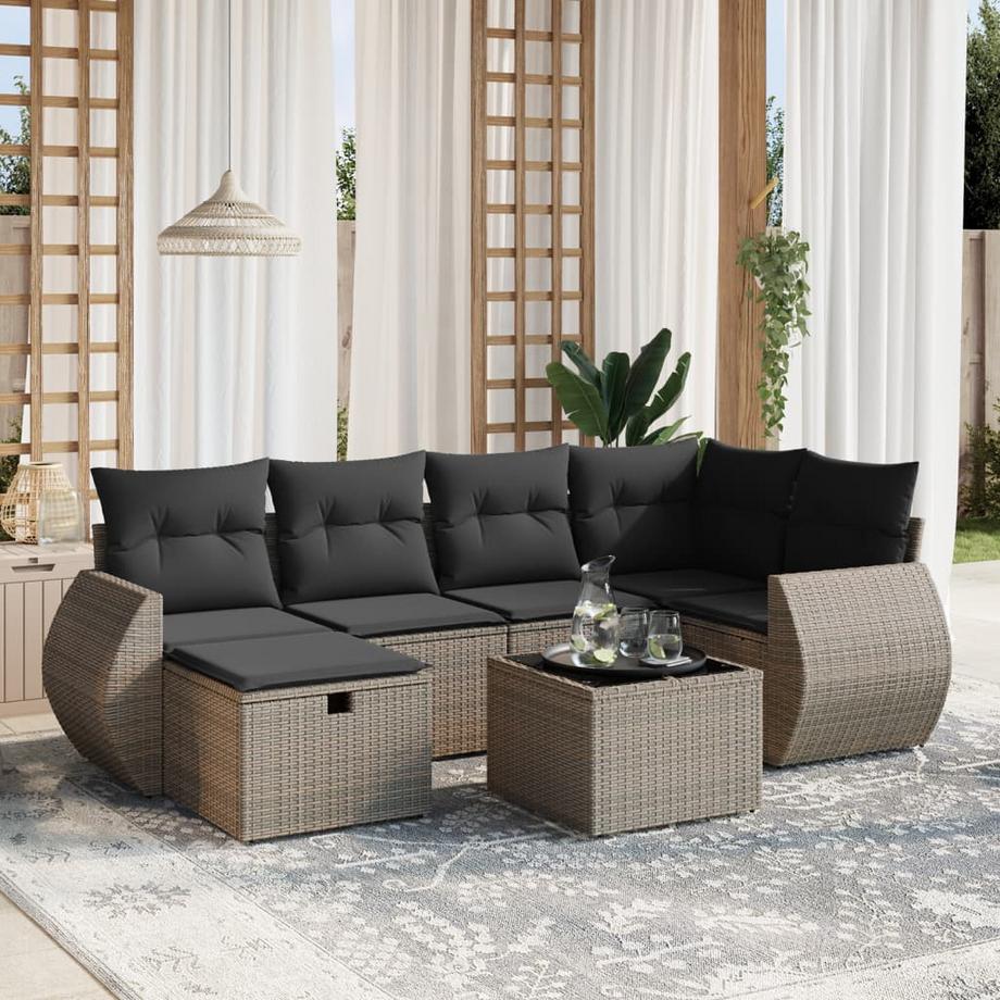 VidaXL Garten sofagarnitur poly-rattan  