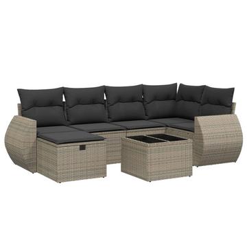 Garten sofagarnitur poly-rattan