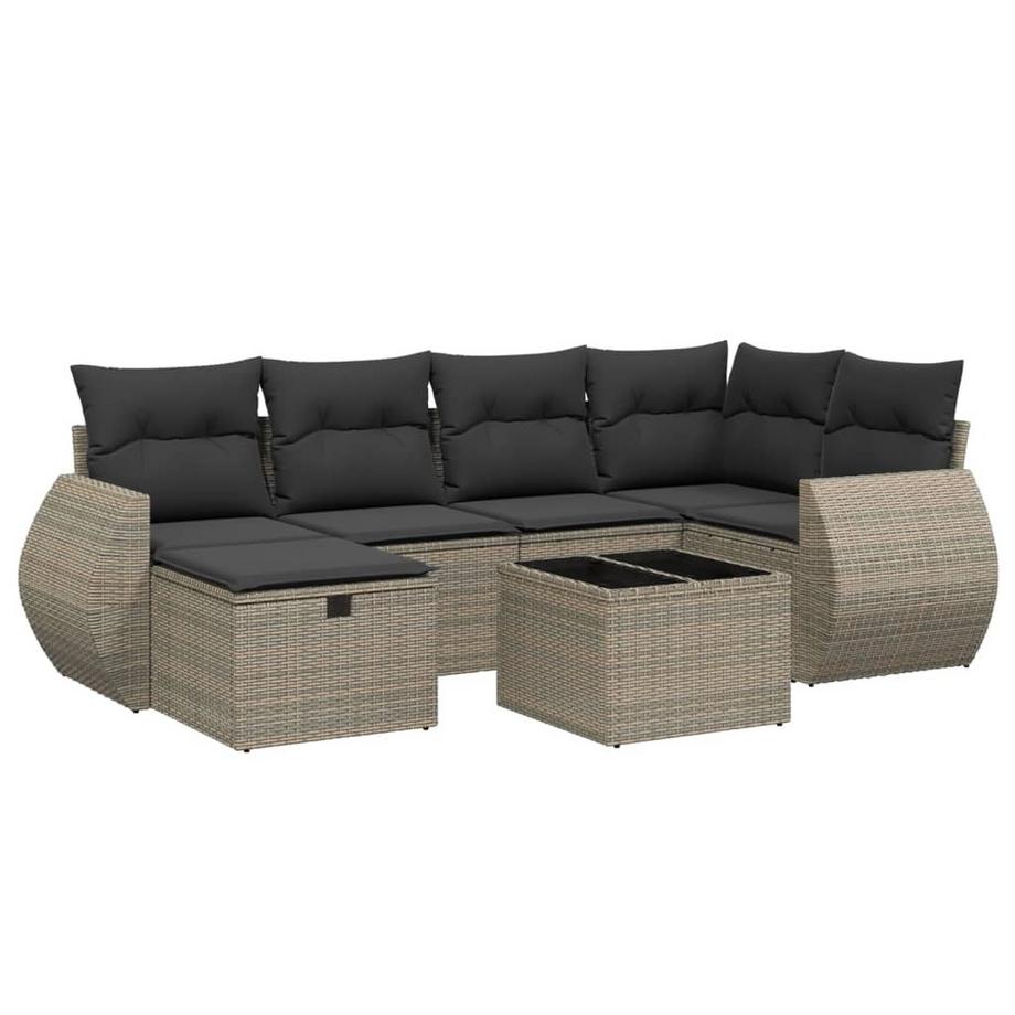 Garten sofagarnitur poly-rattan