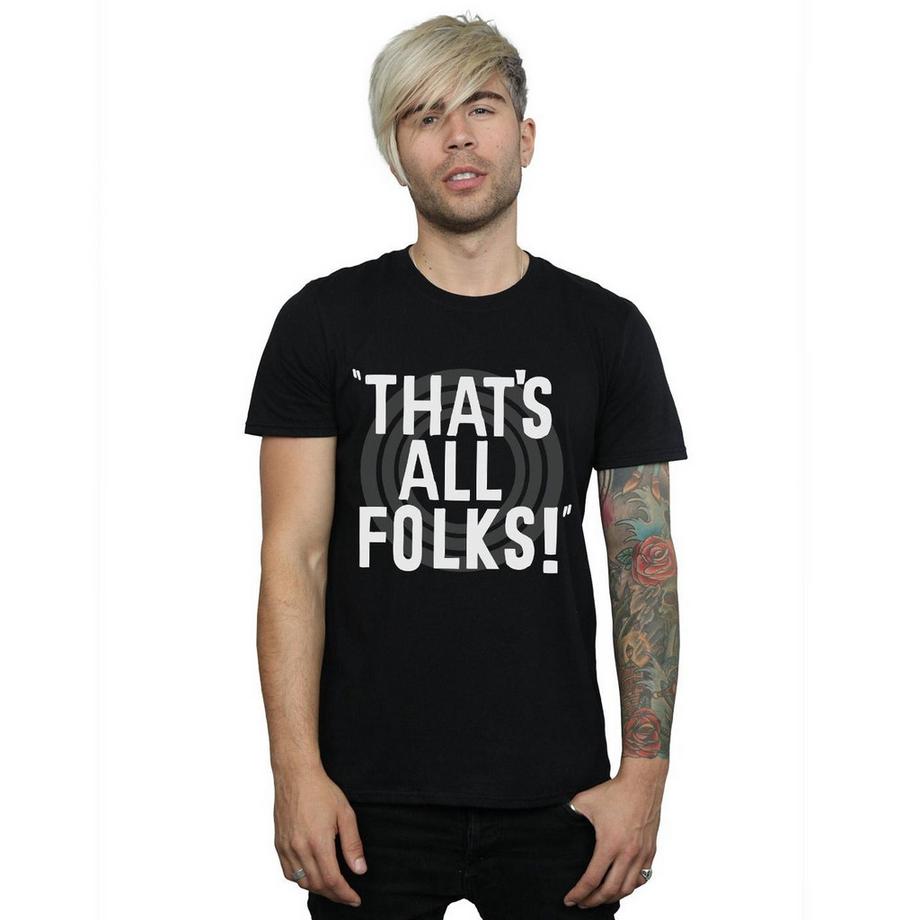 LOONEY TUNES That's All Folks Regular Fit T-Shirt  
