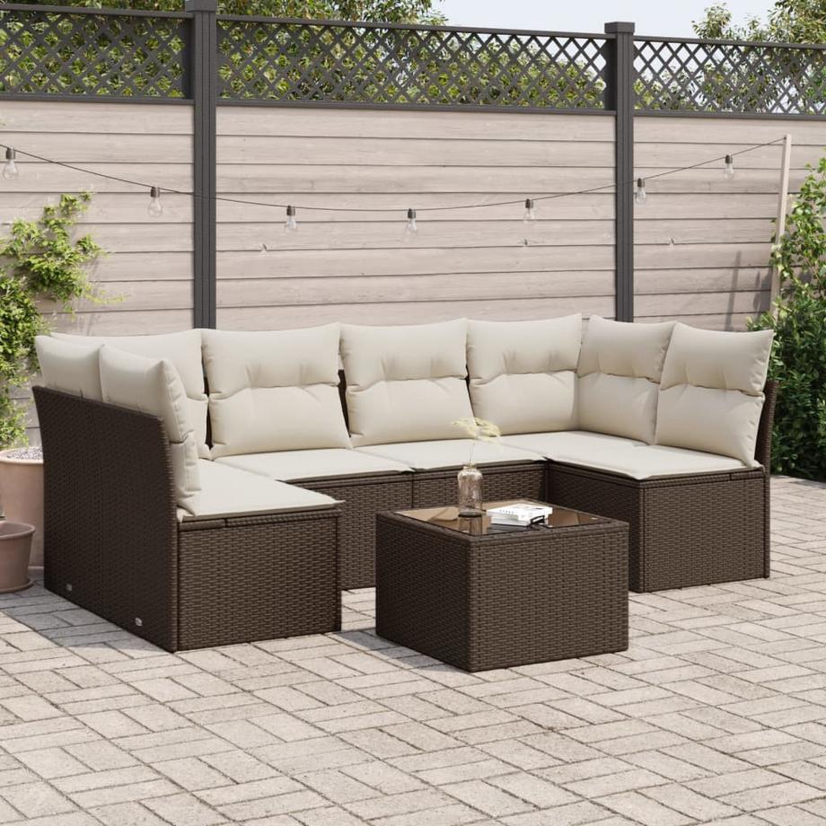 VidaXL Garten sofagarnitur poly-rattan  