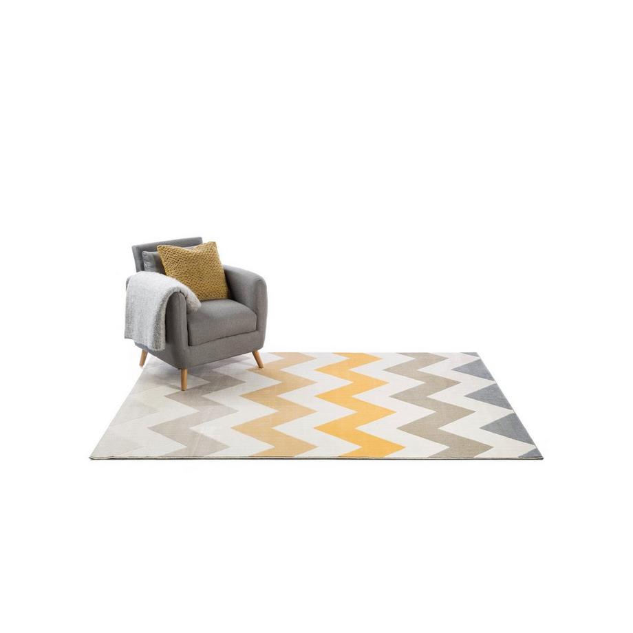 Benuta Teppich Dessert Gelb  