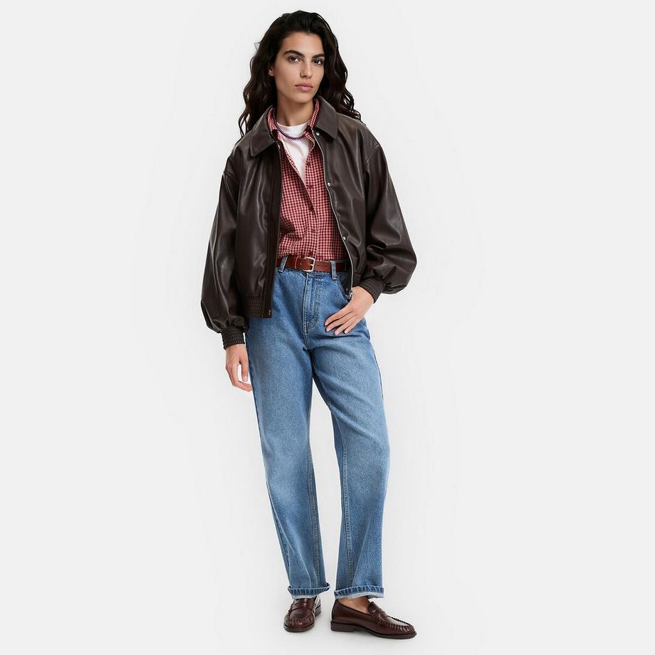 La Redoute Collections Blouson Court en Simili Cuir  
