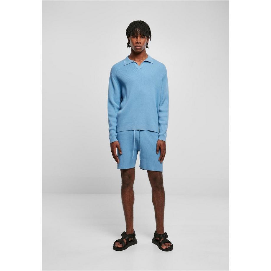 URBAN CLASSICS Gerippter Oversize Langarm Pullover  