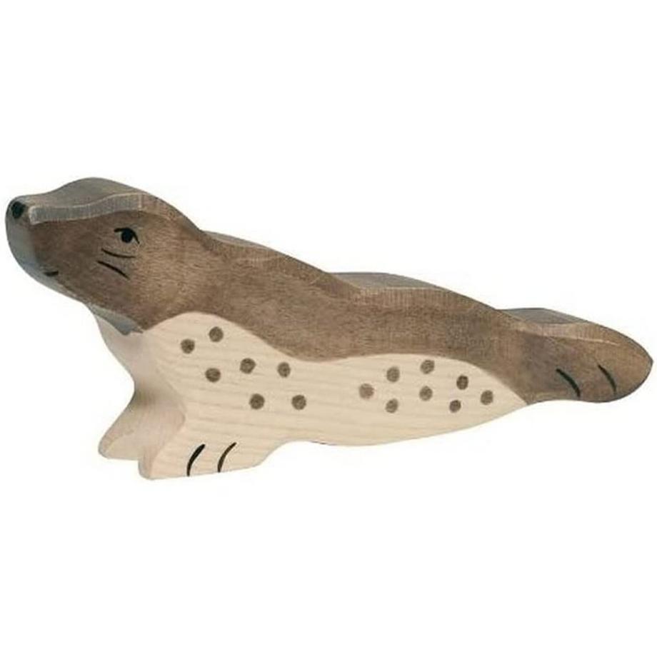 Holztiger  Robbe, Kopf hoch 